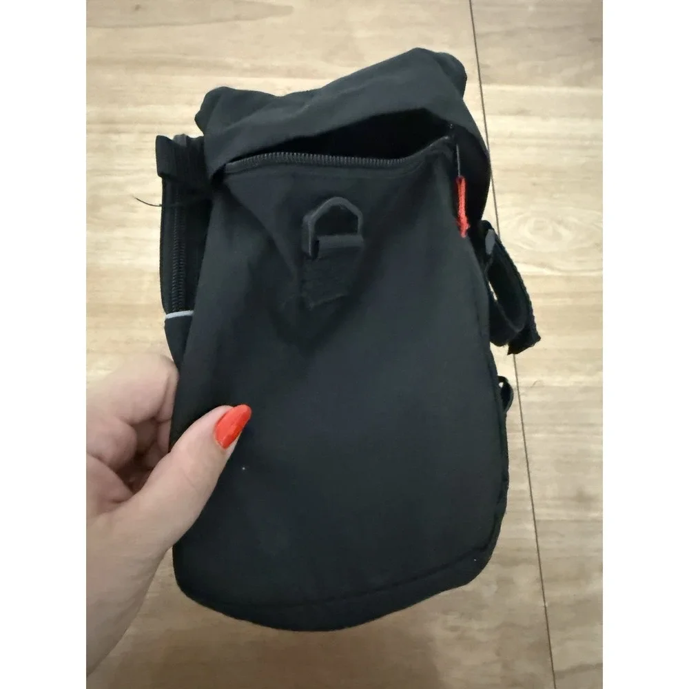 Schwinn Bike Handlebar Bag Black Bicycle Front Storage Bag Clear Pockets